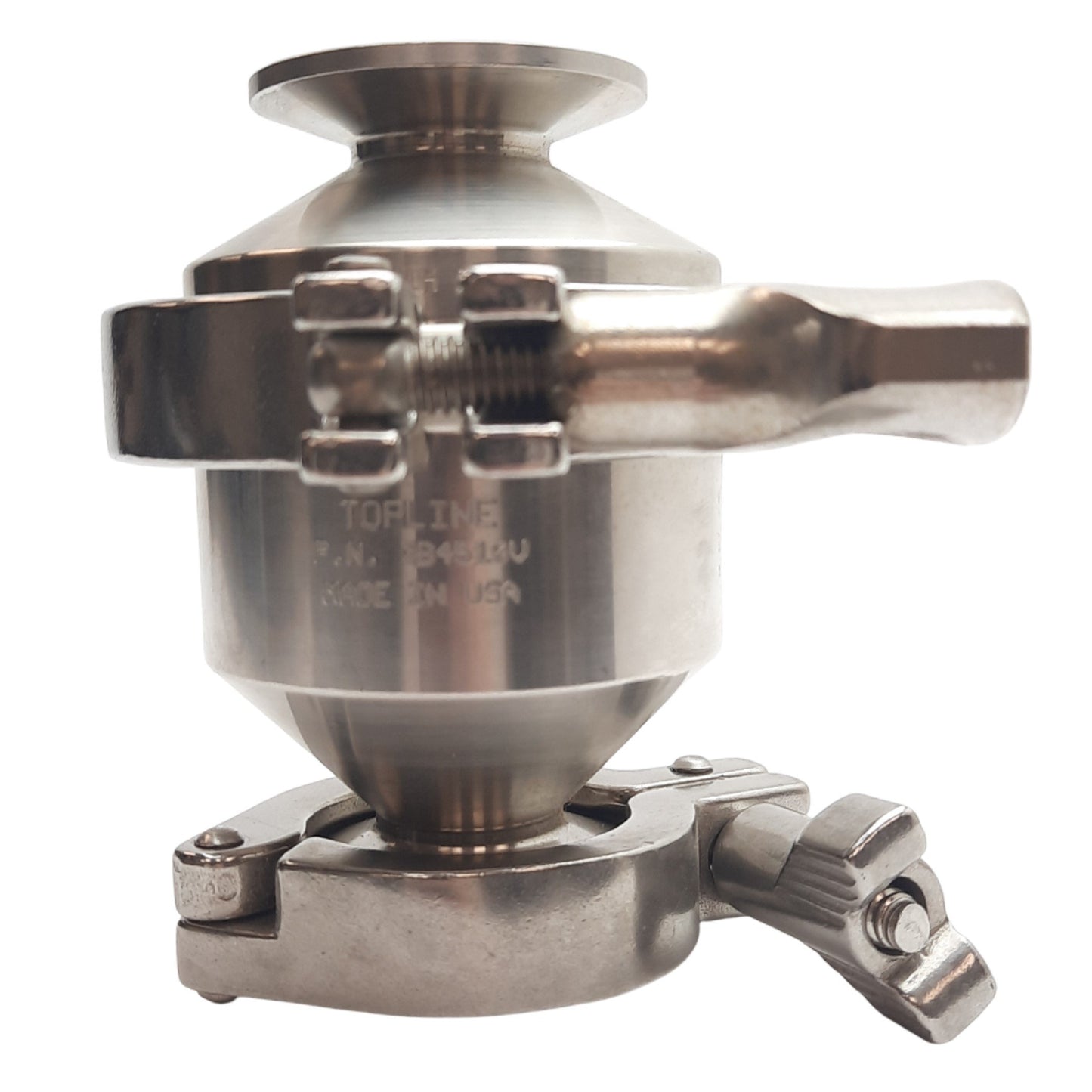 Used Topline 384510V Check Valve Length 4-1/8in,Size 1in, Operating Pressure 150psi