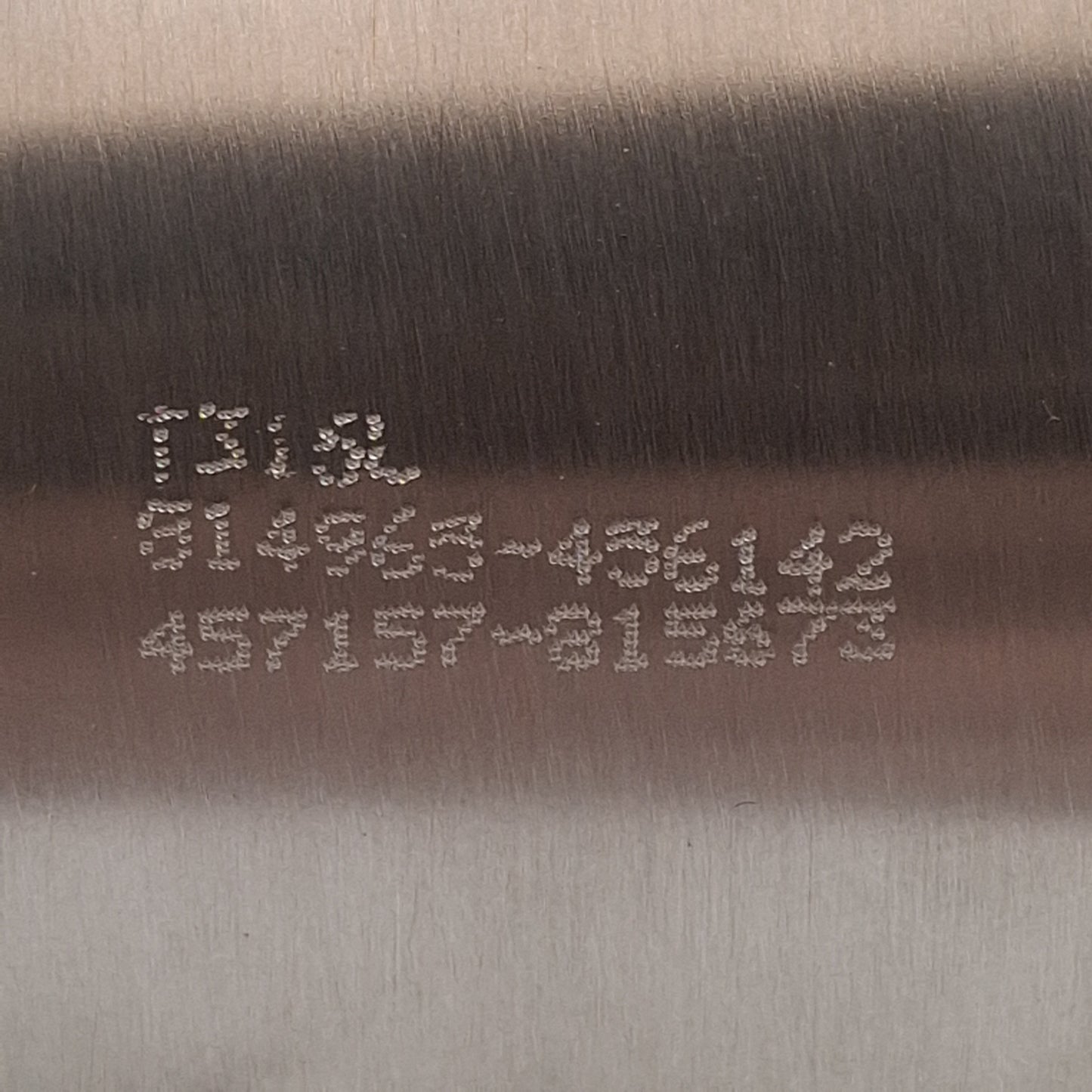 Used Stainless Steel Sanitary Adapter Fitting 2in Tri-Clamp to 4in Tri-Clamp 9in Long