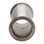 Used Stainless Steel Sanitary Adapter Fitting 2in Tri-Clamp to 4in Tri-Clamp 9in Long