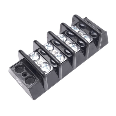 New Curtis 562000040 Terminal Block Barrier Strip, 4-Position, 2-Row, 600VAC 35A Max