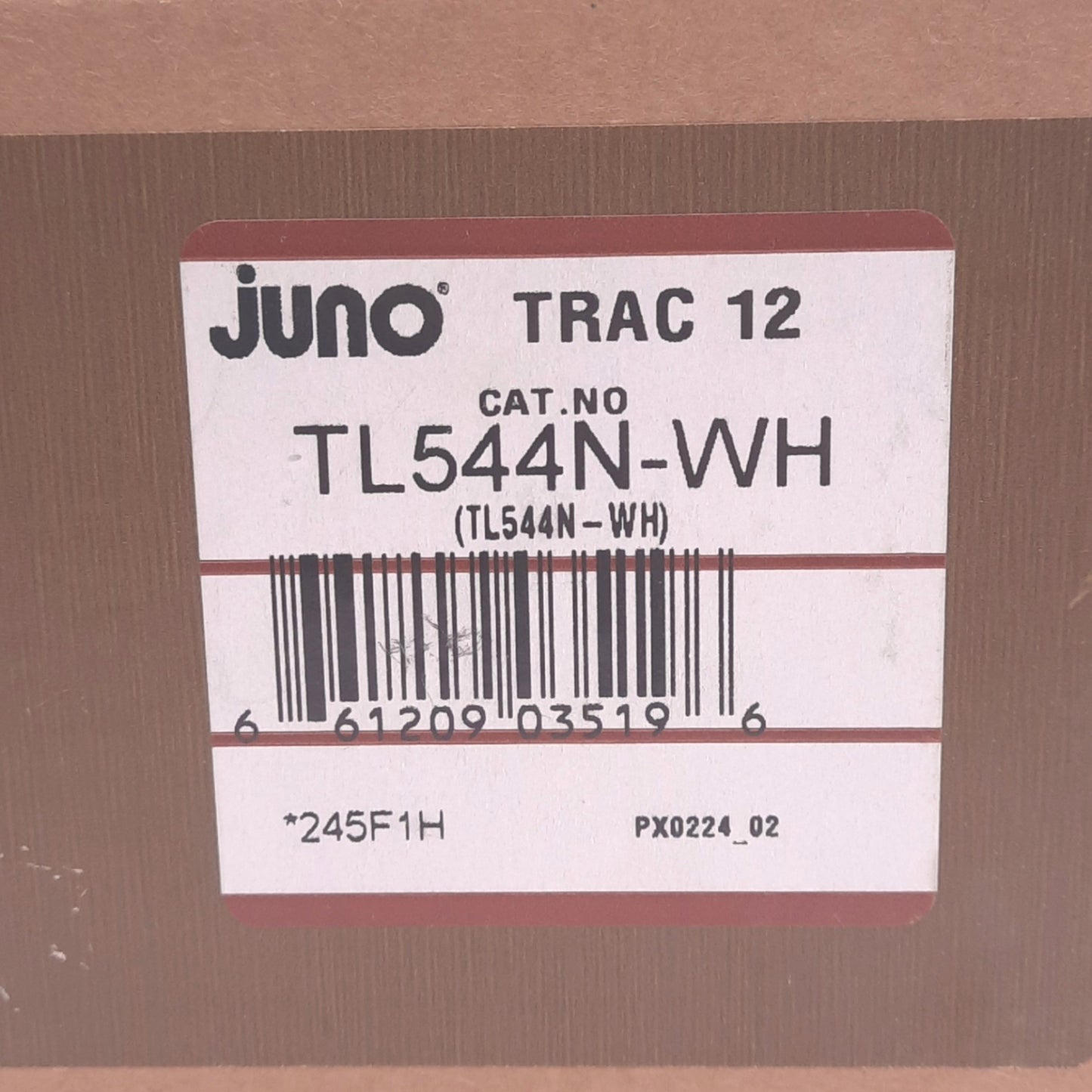 New JUNO TL544N-WH TRAC 12 Surface Mount Transformer, 12-60VA, 12VDC LED, 6ft Cable