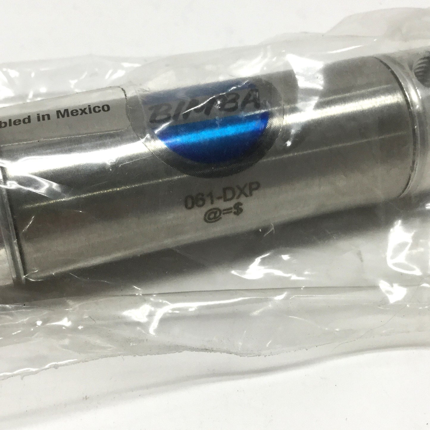 New – Open box Bimba 061-DXP Pneumatic Double-Acting Cylinder 7/8" Bore, 1" Stroke, 1/8" NPT