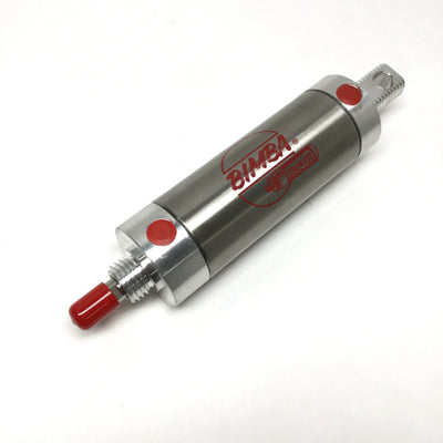 New – Open box Bimba D-75810-A-4 Pneumatic Cylinder 2-1/2" Bore, 4" Stroke, Adjustable Cushions
