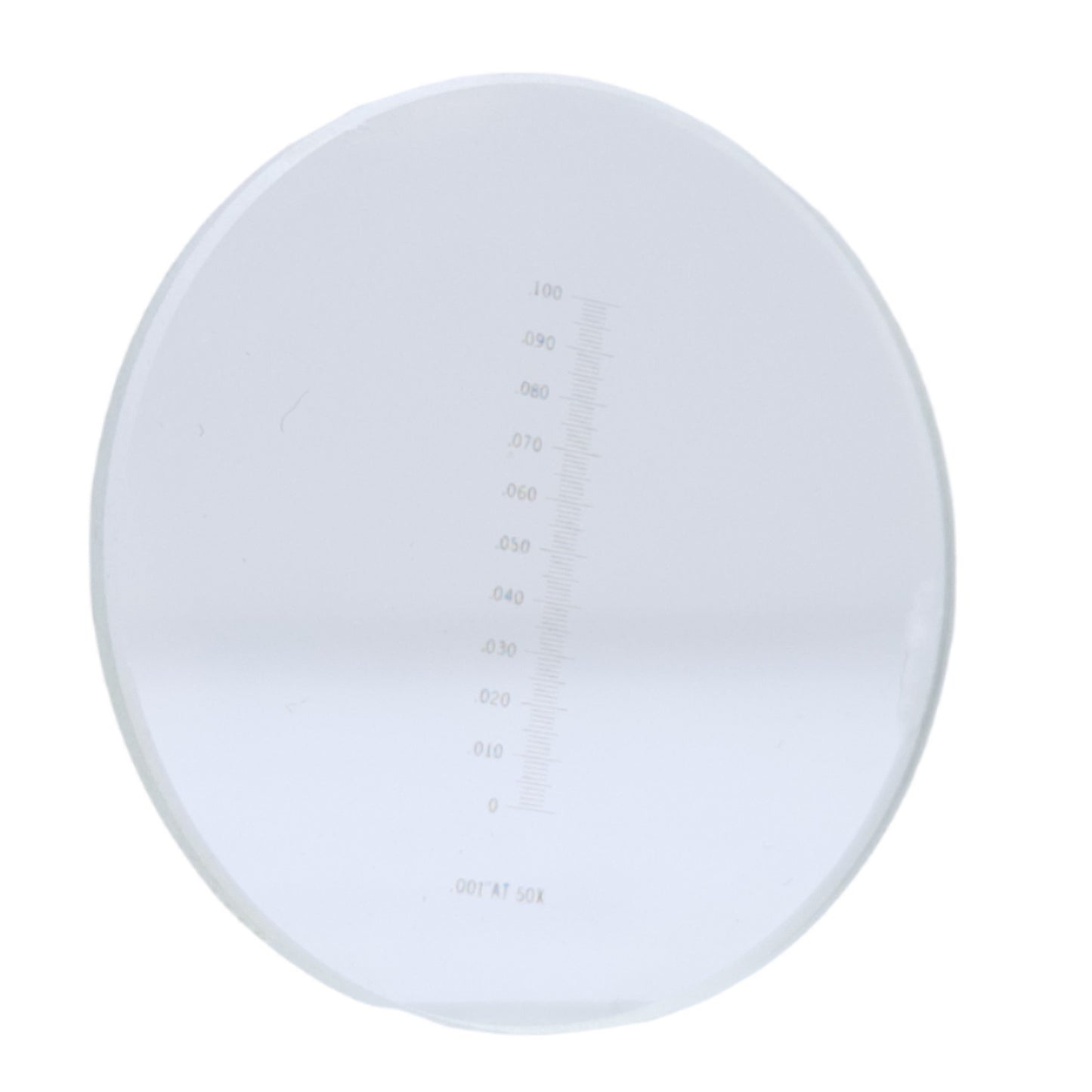 Used Reticle Scale .001 at 50X for Microscope Eyepieces, 30mm Diameter