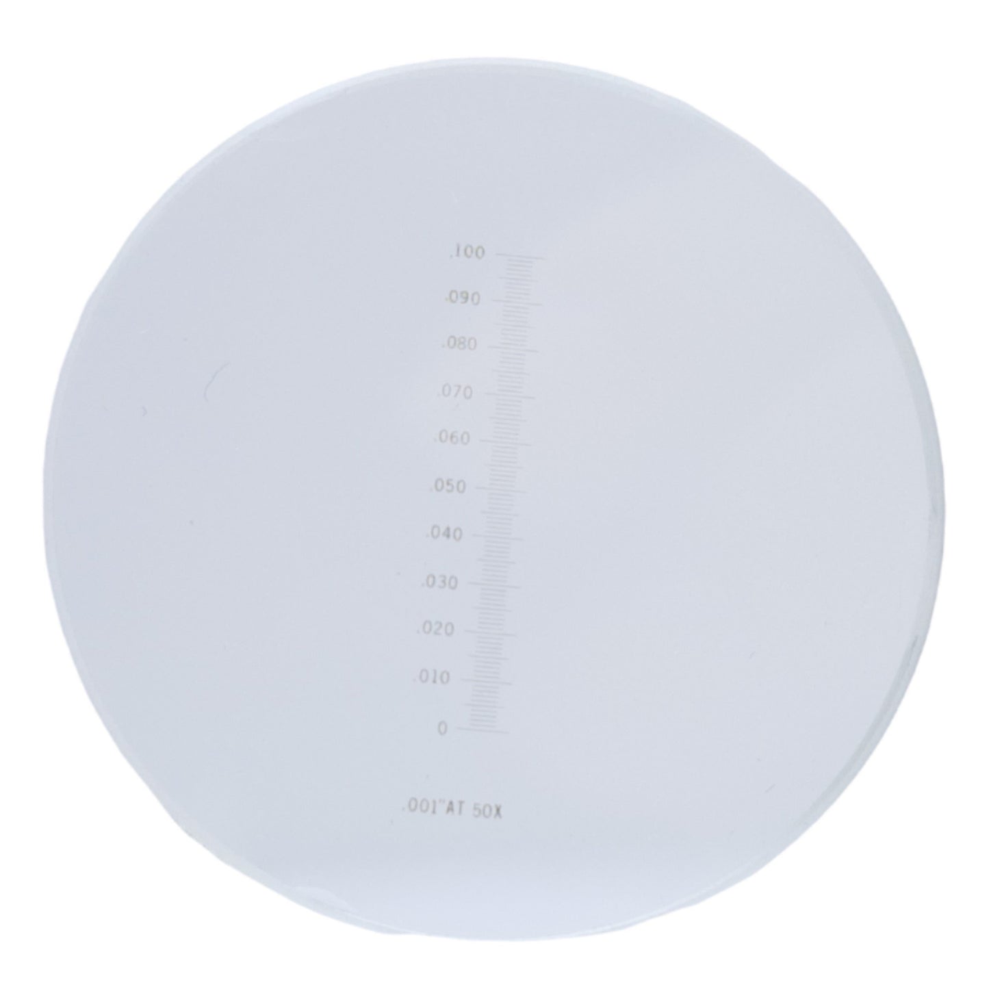 Used Reticle Scale .001 at 50X for Microscope Eyepieces, 30mm Diameter