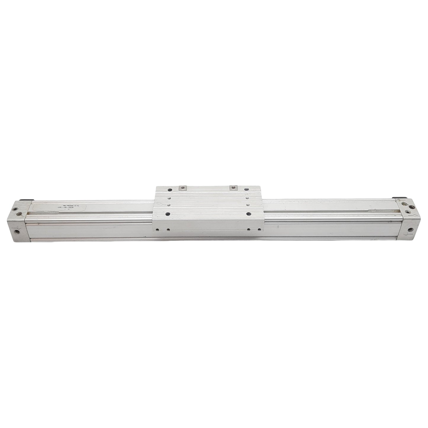 Used Bimba UBS-189-3XCM Rodless Cylinder, ø18mm Bore, 9in Stroke, #10-32, 2-8bar