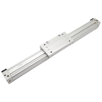 Used Bimba UBS-189-3XCM Rodless Cylinder, ø18mm Bore, 9in Stroke, #10-32, 2-8bar