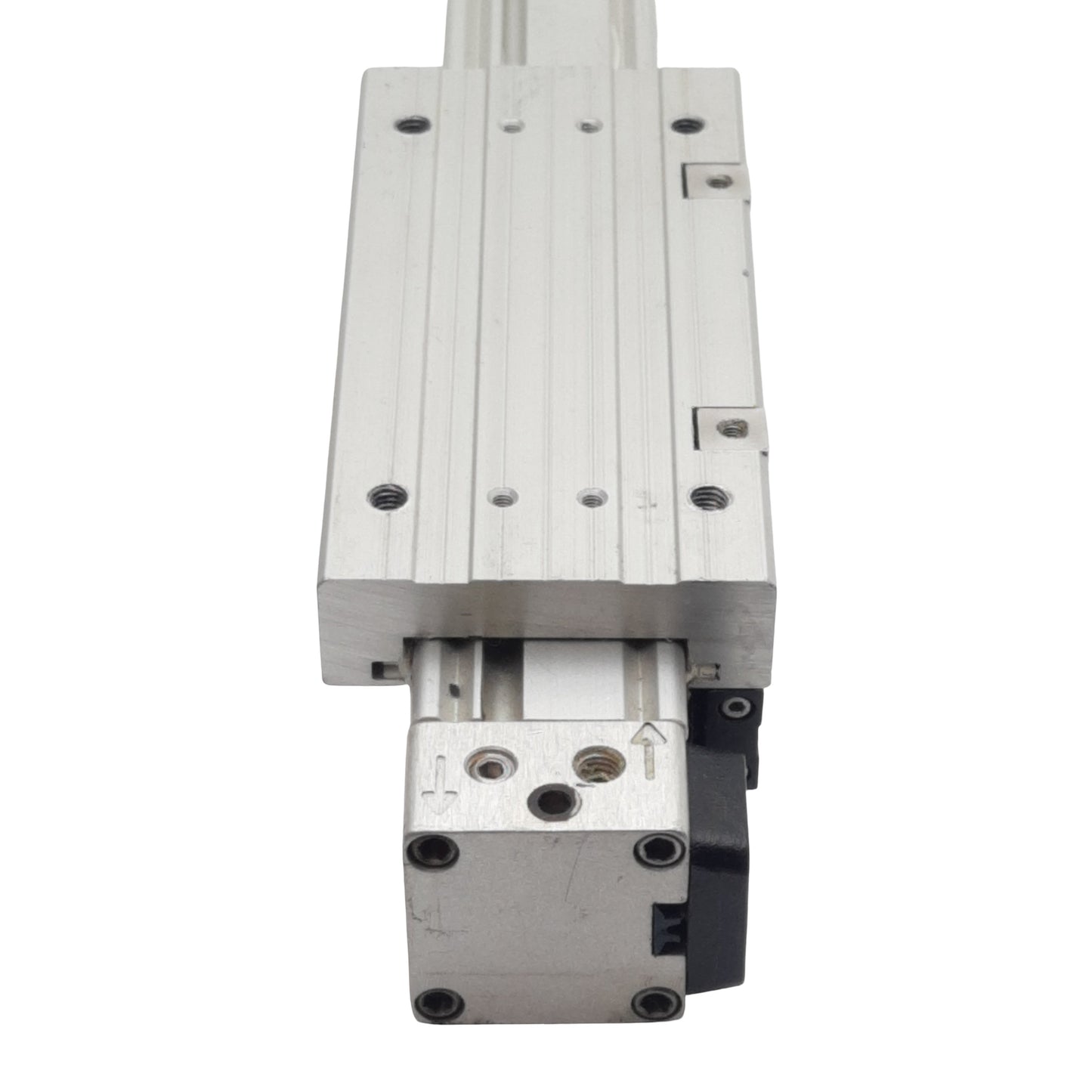 Used Bimba UBS-189-3XCM Rodless Cylinder, ø18mm Bore, 9in Stroke, #10-32, 2-8bar