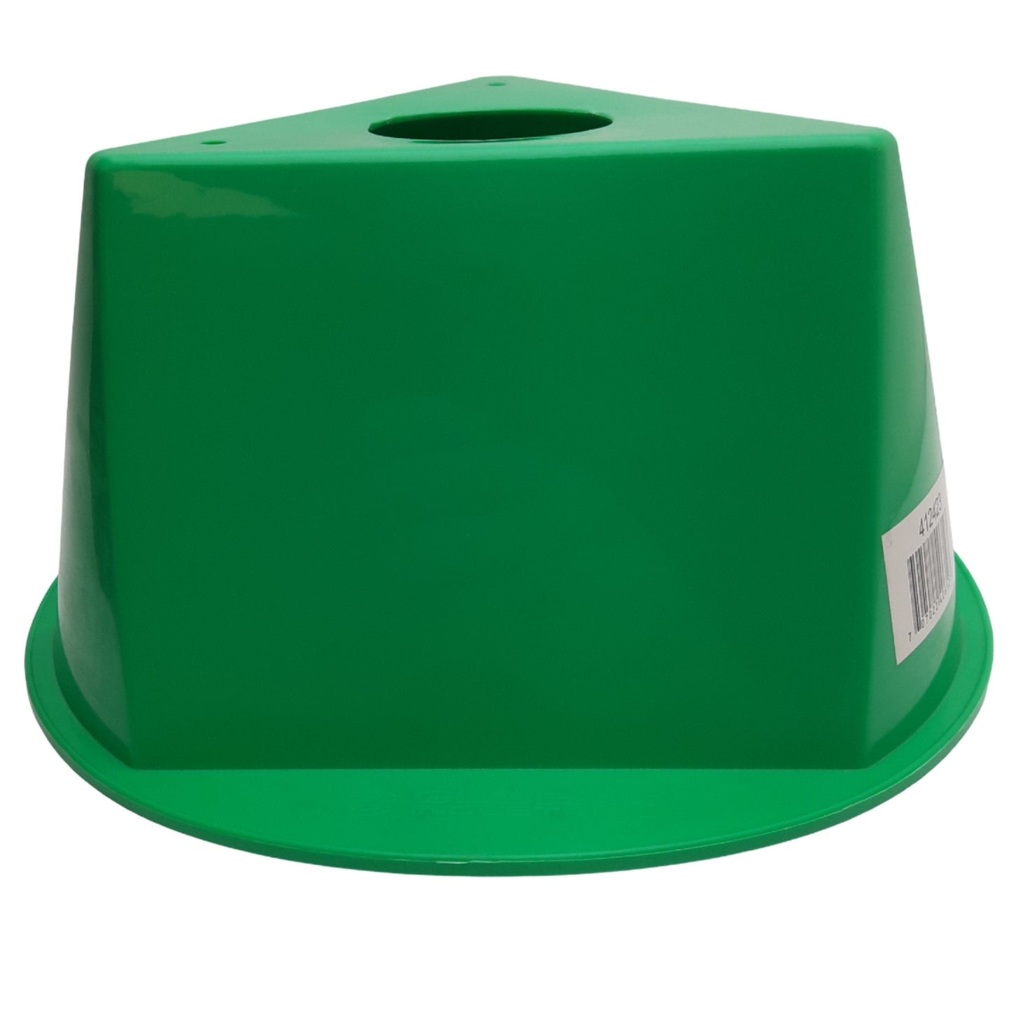 Used Lot of 5 Global Industrial 412423 Inventory Control Cone Green, 5" x 10" x 10"