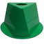 Used Lot of 5 Global Industrial 412423 Inventory Control Cone Green, 5" x 10" x 10"