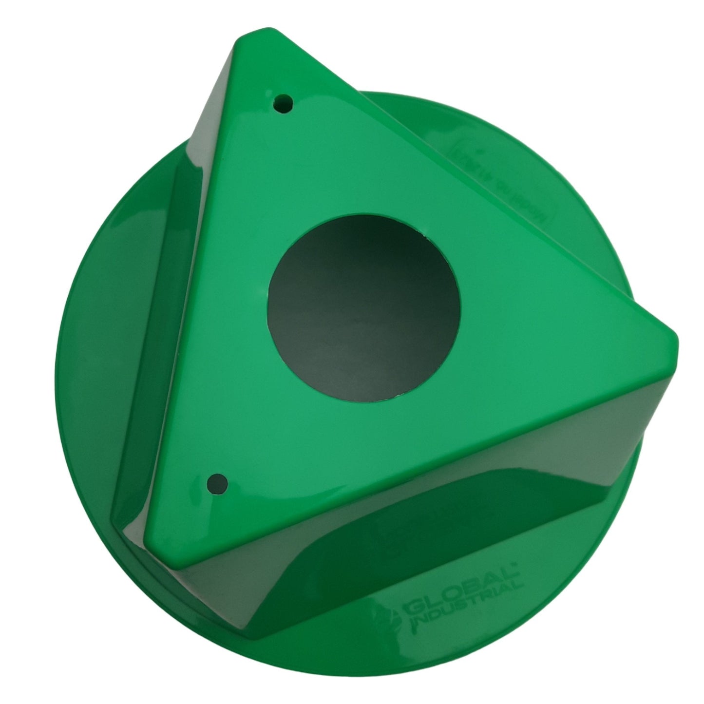 Used Lot of 5 Global Industrial 412423 Inventory Control Cone Green, 5" x 10" x 10"