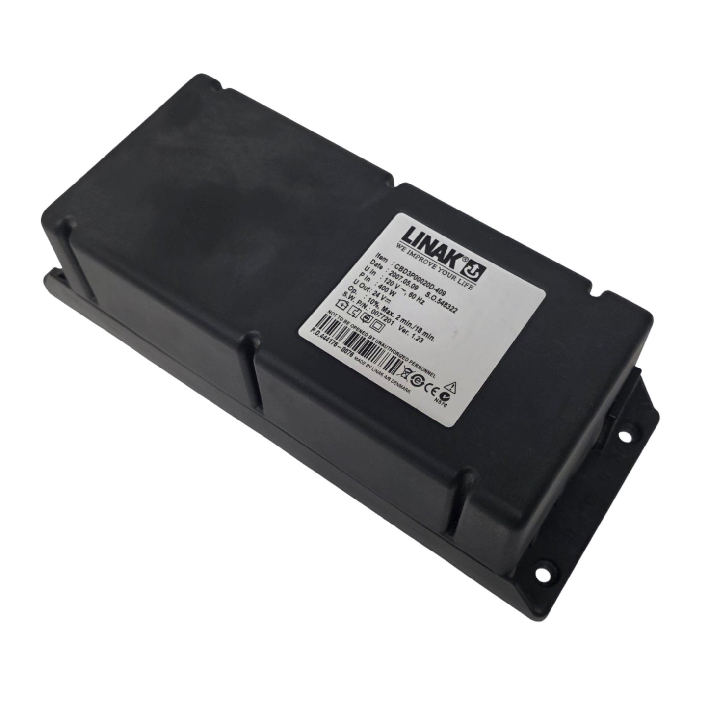 Used Linak CBD3P00020D-409 Control Box For Deskline Linear Actuator 120VAC 24VDC 400W