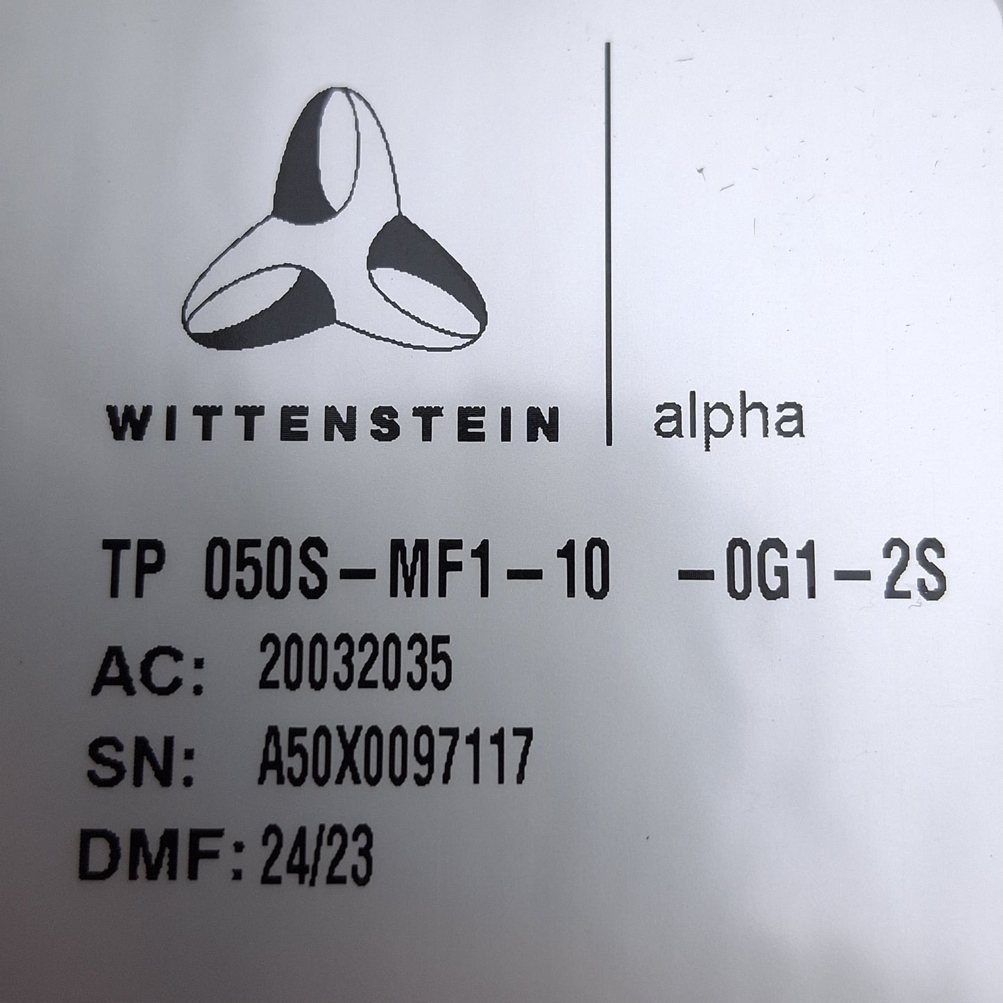 New Wittenstein TP 050S-MF1-10-0G1-2S Planetary Gearbox, 10:1, ø24mm Hub, 11800N