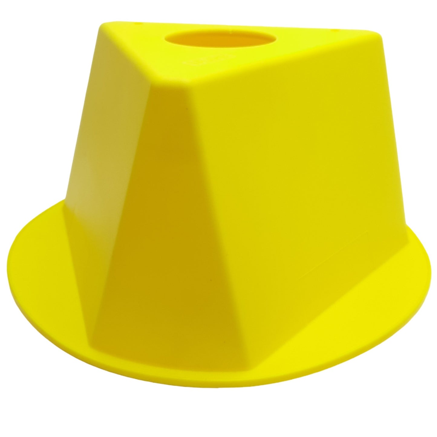 Used Lot of 5 Uline S-17321Y Inventory Control Cone, Yellow, 5" x 10" x 10"