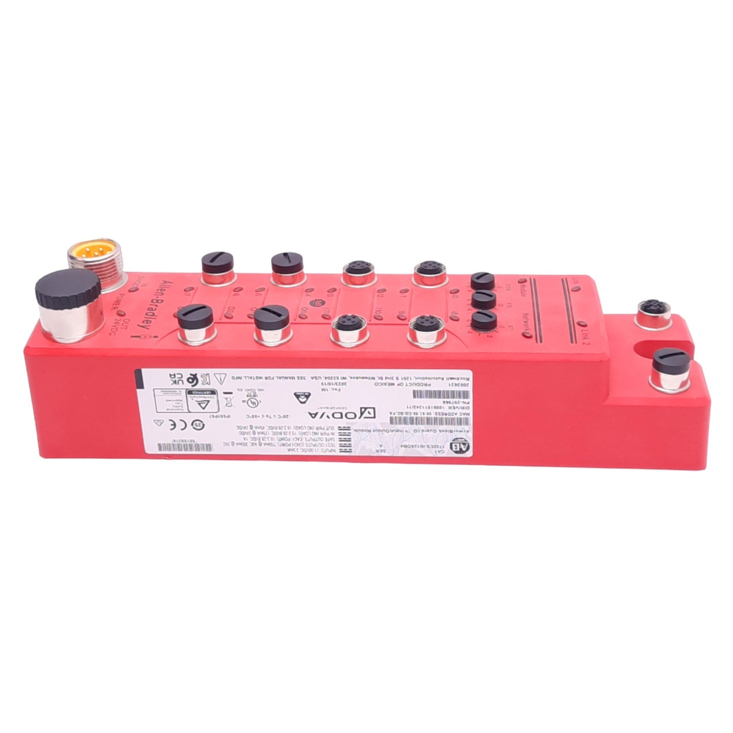 Used Allen Bradley 1732ES-IB12XOB4 ArmorBlock Guard Safety I/O, 12-In 12/4-Out, 24VDC