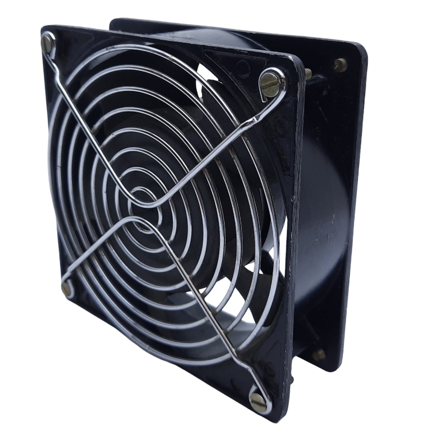 Used Hoffman A4AXFN2 Compact Axial Fan, .10/.09 AMPS, 230VAC 50/60 HZ, 85/100 CFM