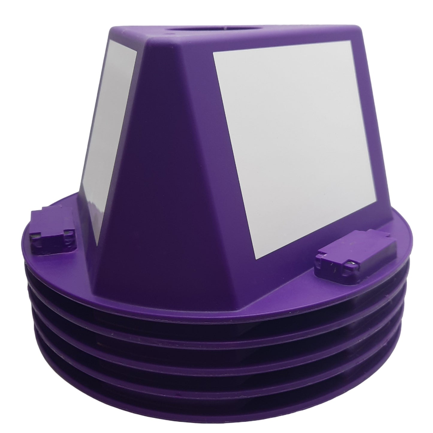 Used Lot of 5 Uline S-20671P Inventory Control Cone, Purple, 5" x 10" x 10", Magnetic