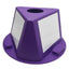 Used Lot of 5 Uline S-20671P Inventory Control Cone, Purple, 5" x 10" x 10", Magnetic