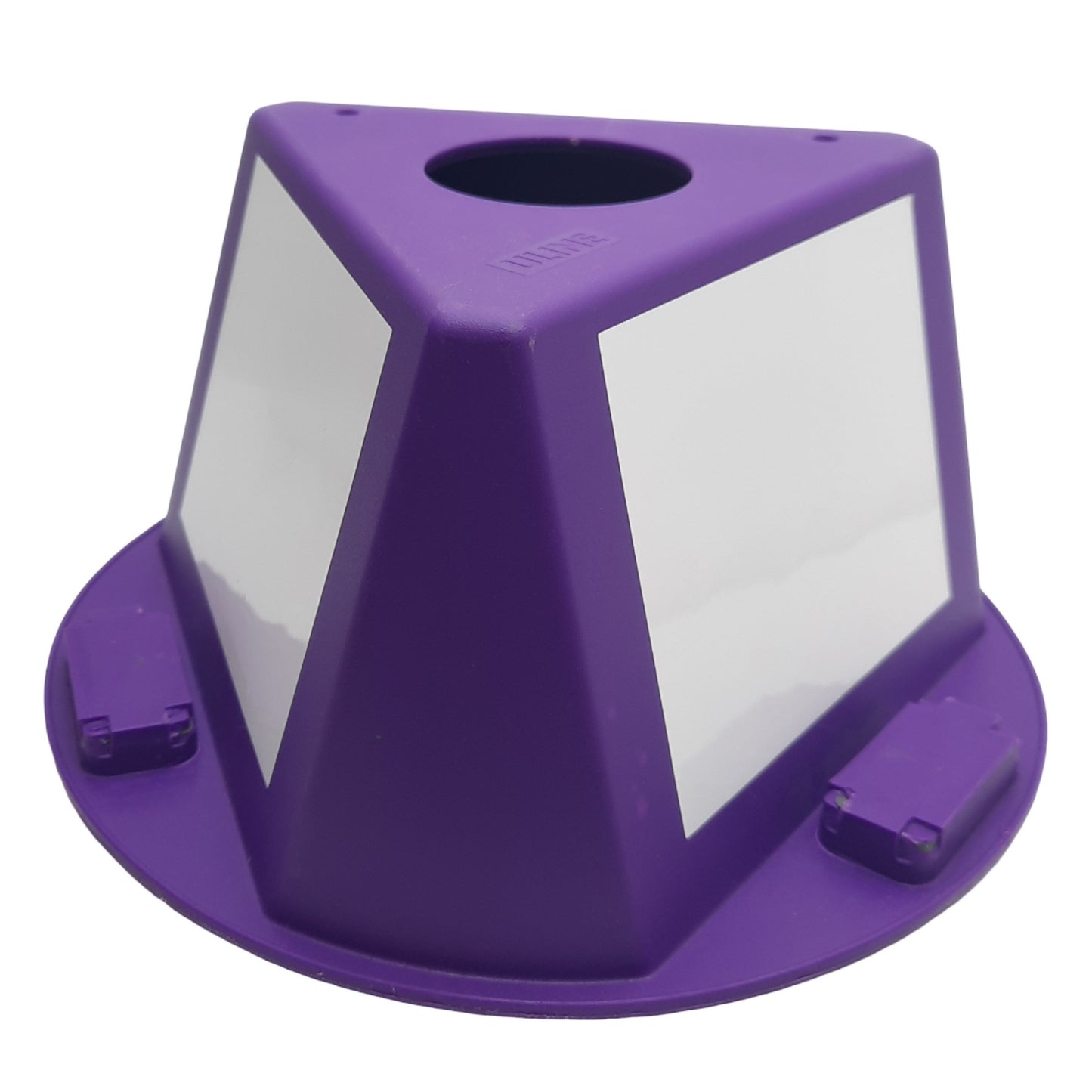 Used Lot of 5 Uline S-20671P Inventory Control Cone, Purple, 5" x 10" x 10", Magnetic