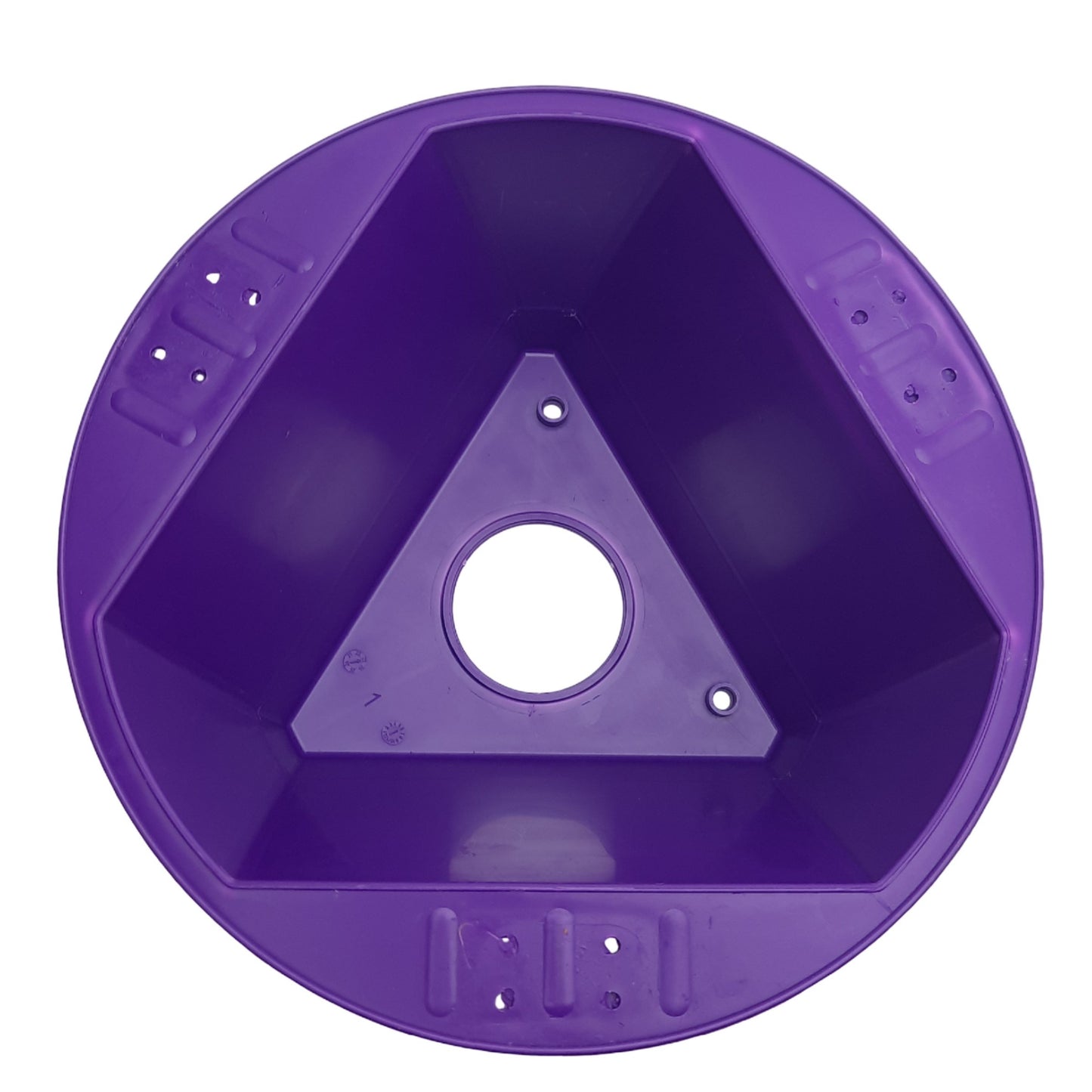 Used Lot of 5 Uline S-20671P Inventory Control Cone, Purple, 5" x 10" x 10", Magnetic