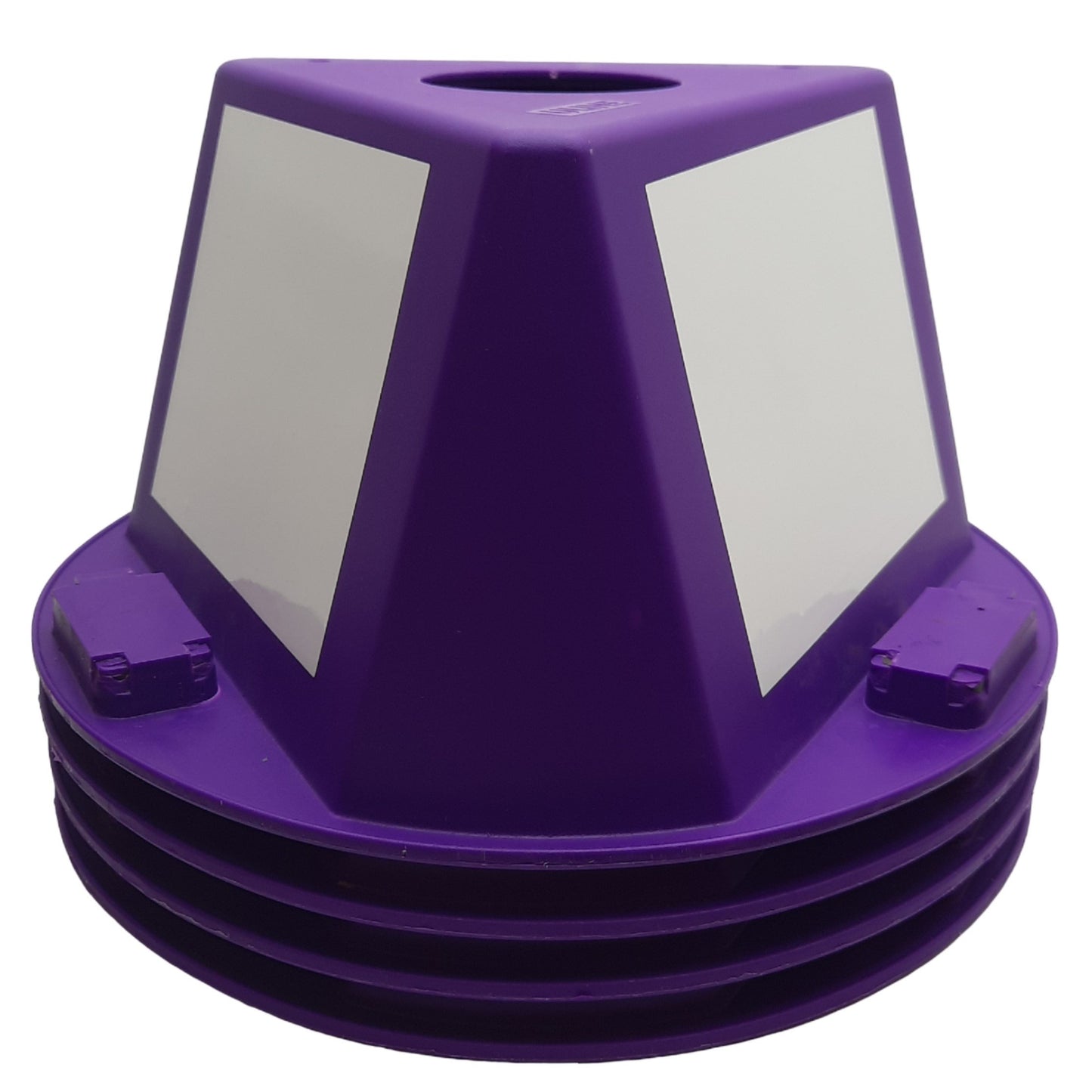Used Lot of 4 Uline S-20671P Inventory Control Cone, Purple, 5" x 10" x 10", Magnetic