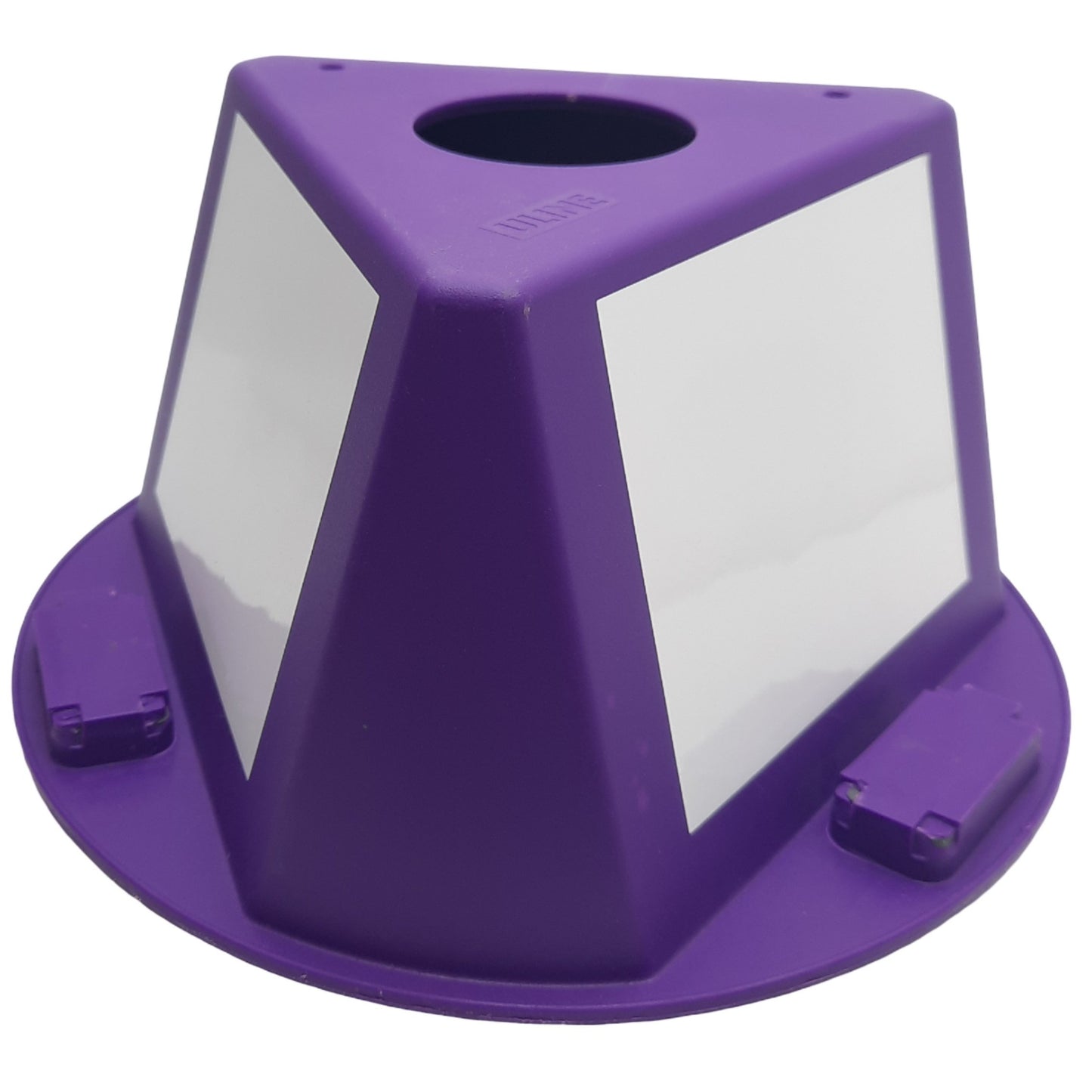 Used Lot of 4 Uline S-20671P Inventory Control Cone, Purple, 5" x 10" x 10", Magnetic