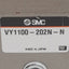 New SMC VY1100-202N-N Solenoid Valve, 0.9MPa, 3-Port 1/4in NPT, 4-20mA 24VDC Coil