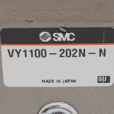 New SMC VY1100-202N-N Solenoid Valve, 0.9MPa, 3-Port 1/4in NPT, 4-20mA 24VDC Coil