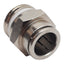 Used Lot of 4 Camozzi P6510-08-08 Pneumatic Fitting ø1/2" Tube x 1/2" NPT Male, 10bar