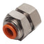 Used Lot of 4 SMC KQ2E11-36N Pneumatic Fitting, ø3/8in Tube x 3/8in NPT Female, 1MPa