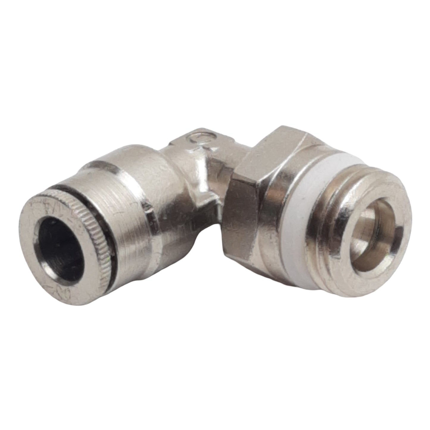 Used Lot of 8 Camozzi P6520-04-04 Elbow Swivel Fitting, ø1/4in Tube x 1/4in NPT Male