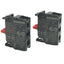 Used Lot of 2 Siemens 3SU1400-1AA10-1CA0 Contact Block, SPST-NC, Screw Terminal 10A