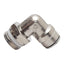 Used Lot of 5 Camozzi P6520-08-08 Elbow Swivel Fitting, ø1/2in Tube x 1/2in NPT Male