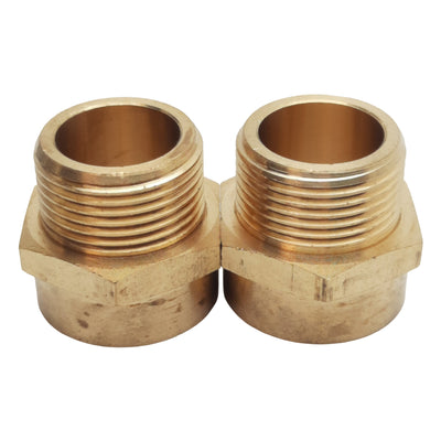 New Lot of 2 Cascada Showers CSSL5616450 Fitting, 3/4in BSPP Female x 3/4in NPT Male