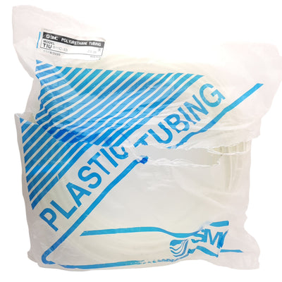 New SMC TIUB11C-33 Clear Polyurethane Pneumatic Tubing, 3/8" OD, 32 Meters