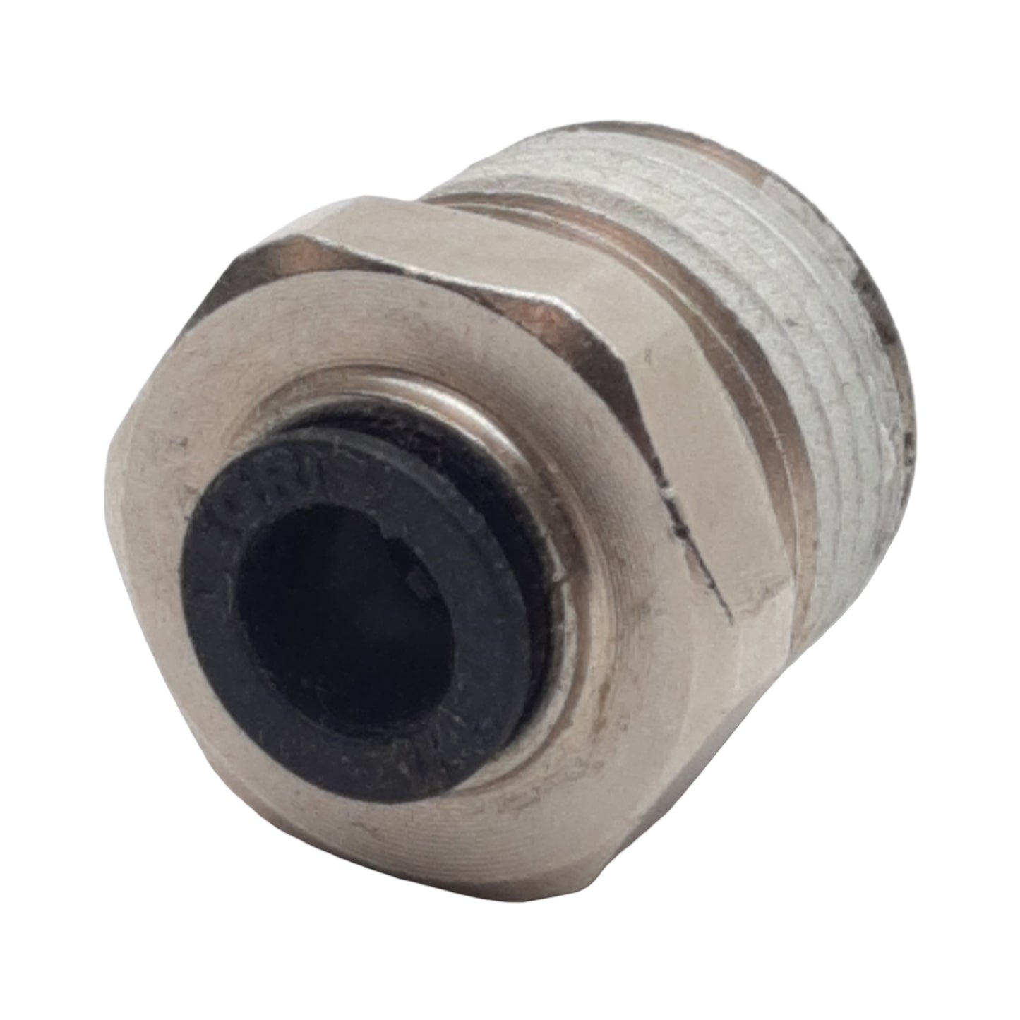 New Lot of 4 Legris 3175-56-18 Pneumatic Fitting, ø1/4" Tube x 3/8" NPT Male, 290psi