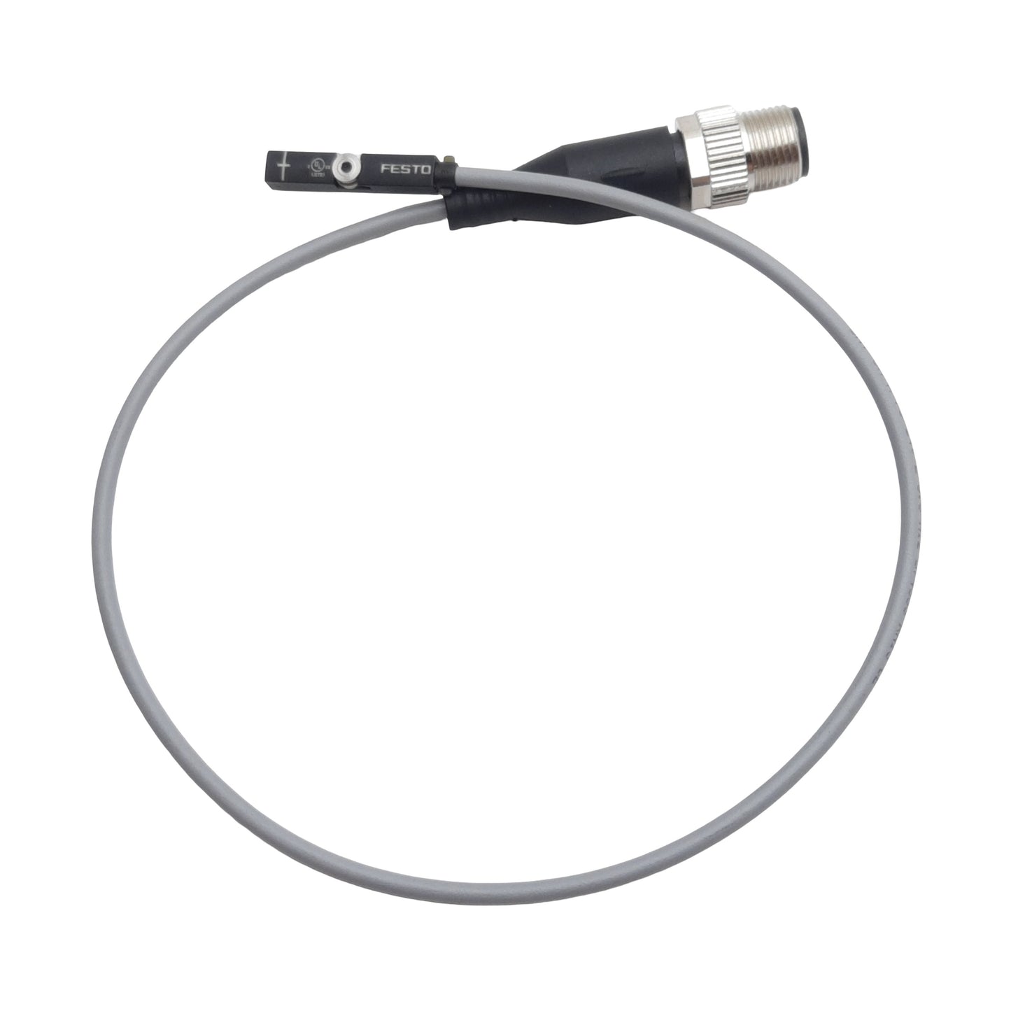 New Festo 574337 Proximity Sensor, PNP N/O, 100mA 5-30VDC, 3-Pin M12 Male, 0.3m