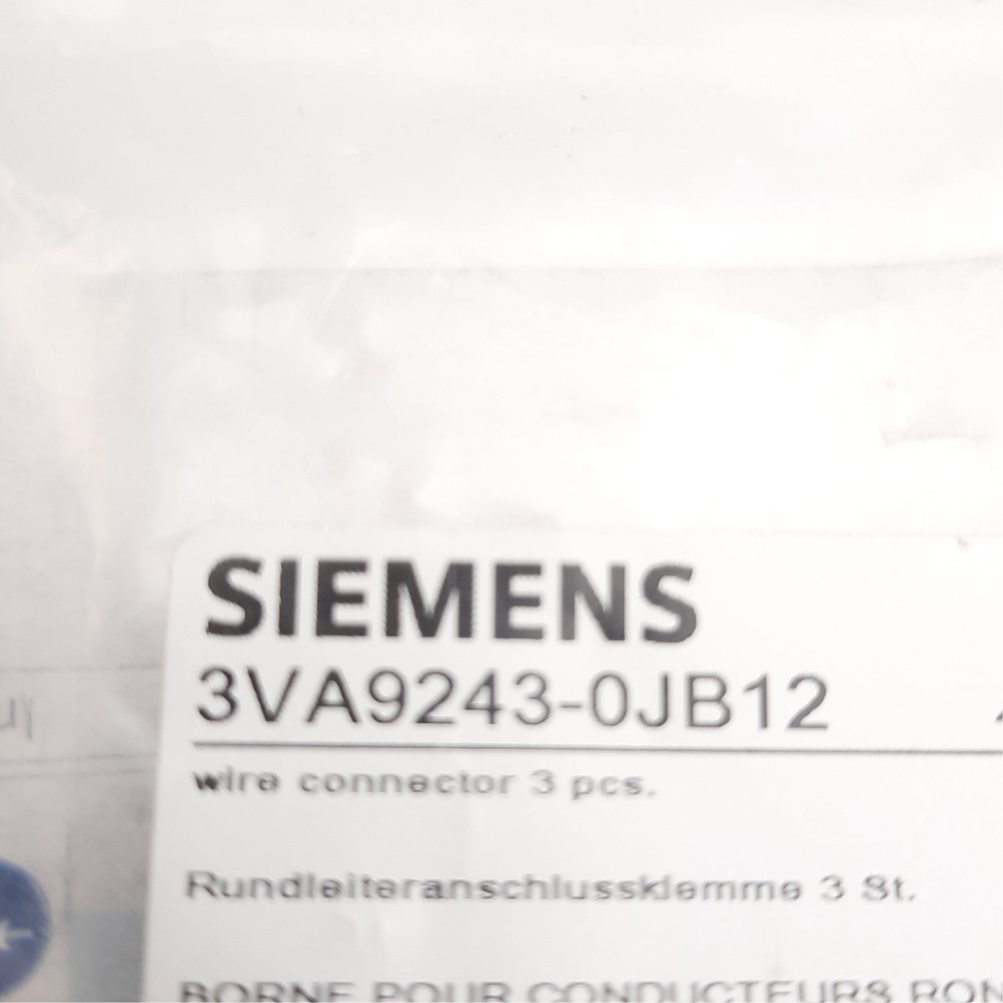 New Siemens 3VA9243-0JB12 Wire Connector Terminal Kit 3 Single Lugs 6AWG-350 kcmil