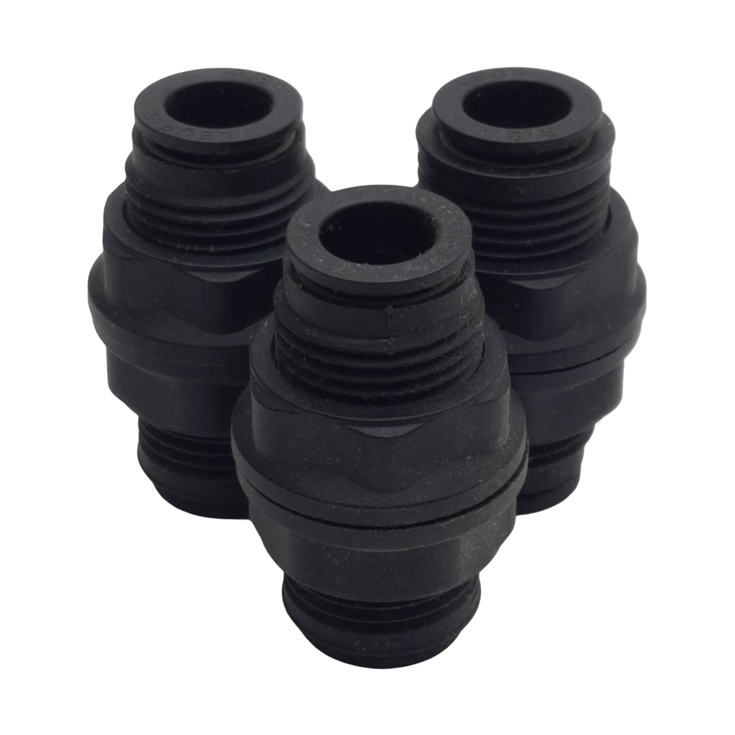 New Lot of 3 Legris 3116-60-00 Pneumatic Fitting, ø3/8in Tube x ø3/8in Tube, 290psi