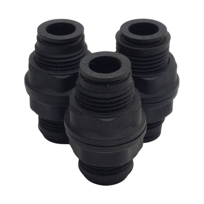 New Lot of 3 Legris 3116-60-00 Pneumatic Fitting, ø3/8in Tube x ø3/8in Tube, 290psi