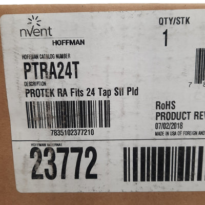 New Nvent Hoffman PTRA24T Protek Rack, 12U Unit, Height 21in, Mild Steel, Tapped