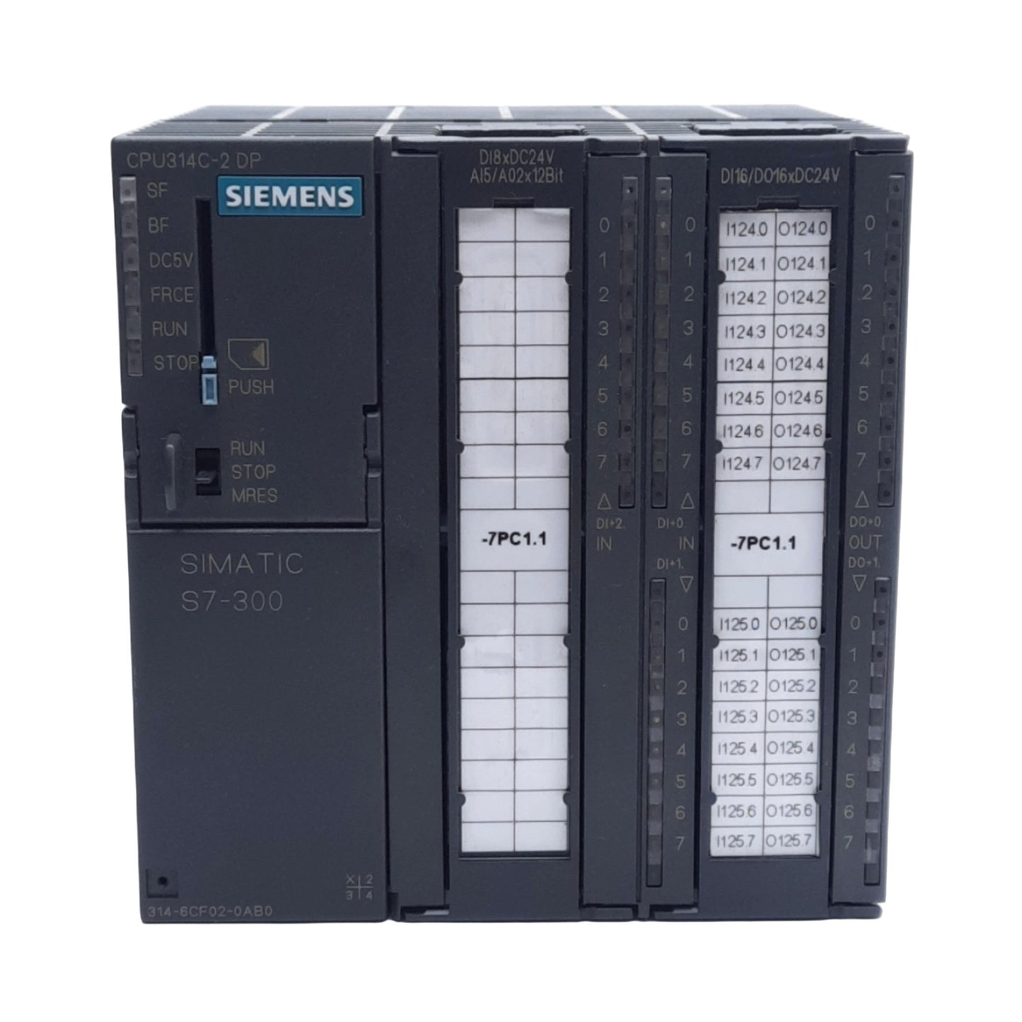Used Siemens 6ES7 314-6CF02-0AB0 SIMATIC S7 Compact CPU, 24DI/16DO, 4AI/2AO, 24VDC
