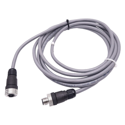 Used Alpha Wire 86305CY Flex Data Cable, M12 5-Pin, 11ft Length, 300V AC/DC