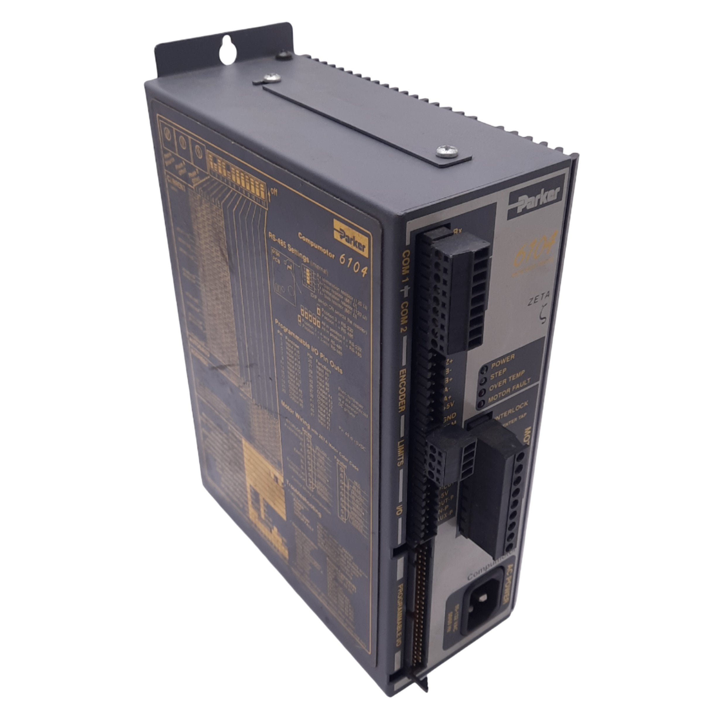 Parker ZETA 6104-10284 Compumotor Stepper Drive 1-Axis, 19-In 9-Out, 1 ...