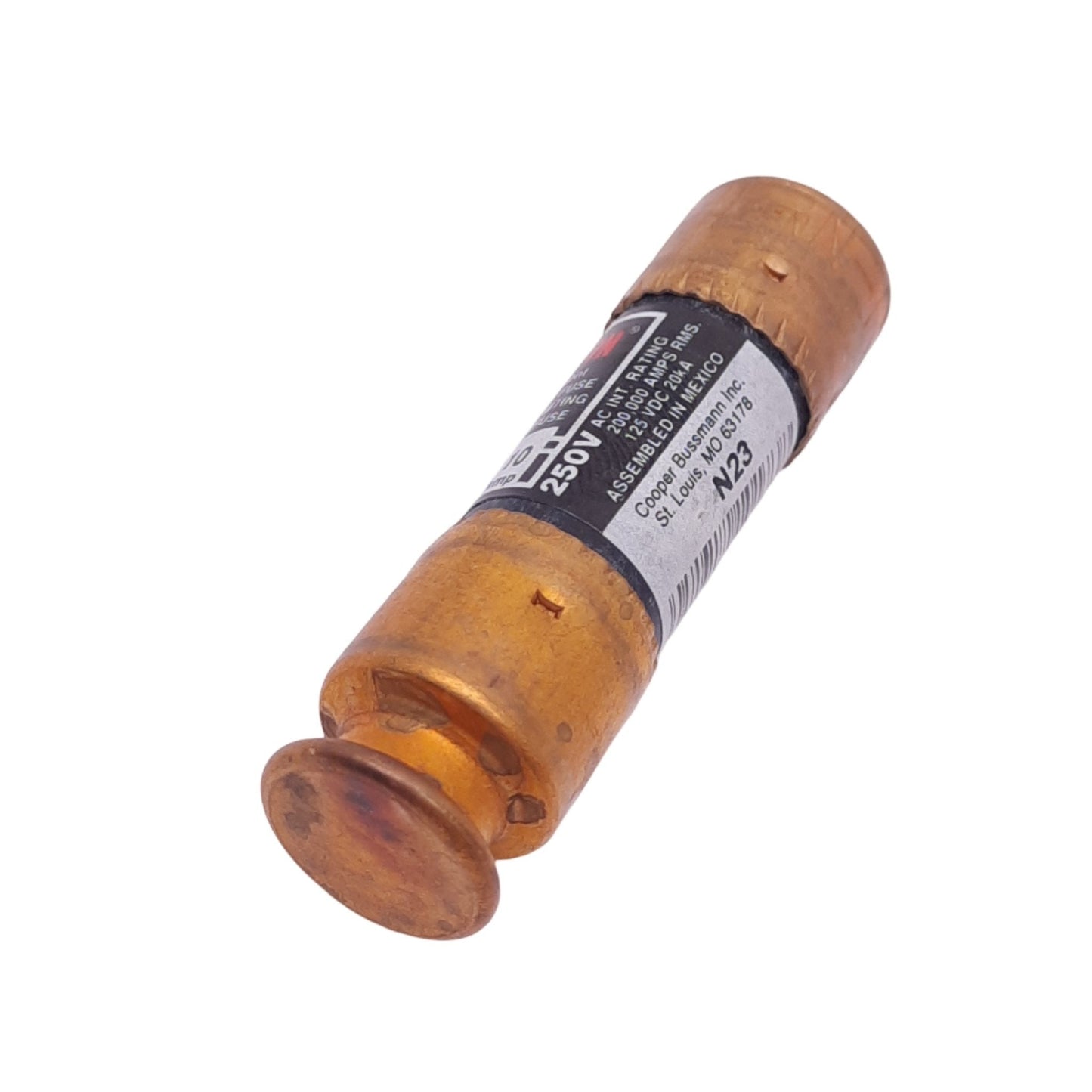 Used Lot of 6 Eaton Bussmann FRN-R-10 Time Delay Fuses, 10A, 250VAC, Class RK5