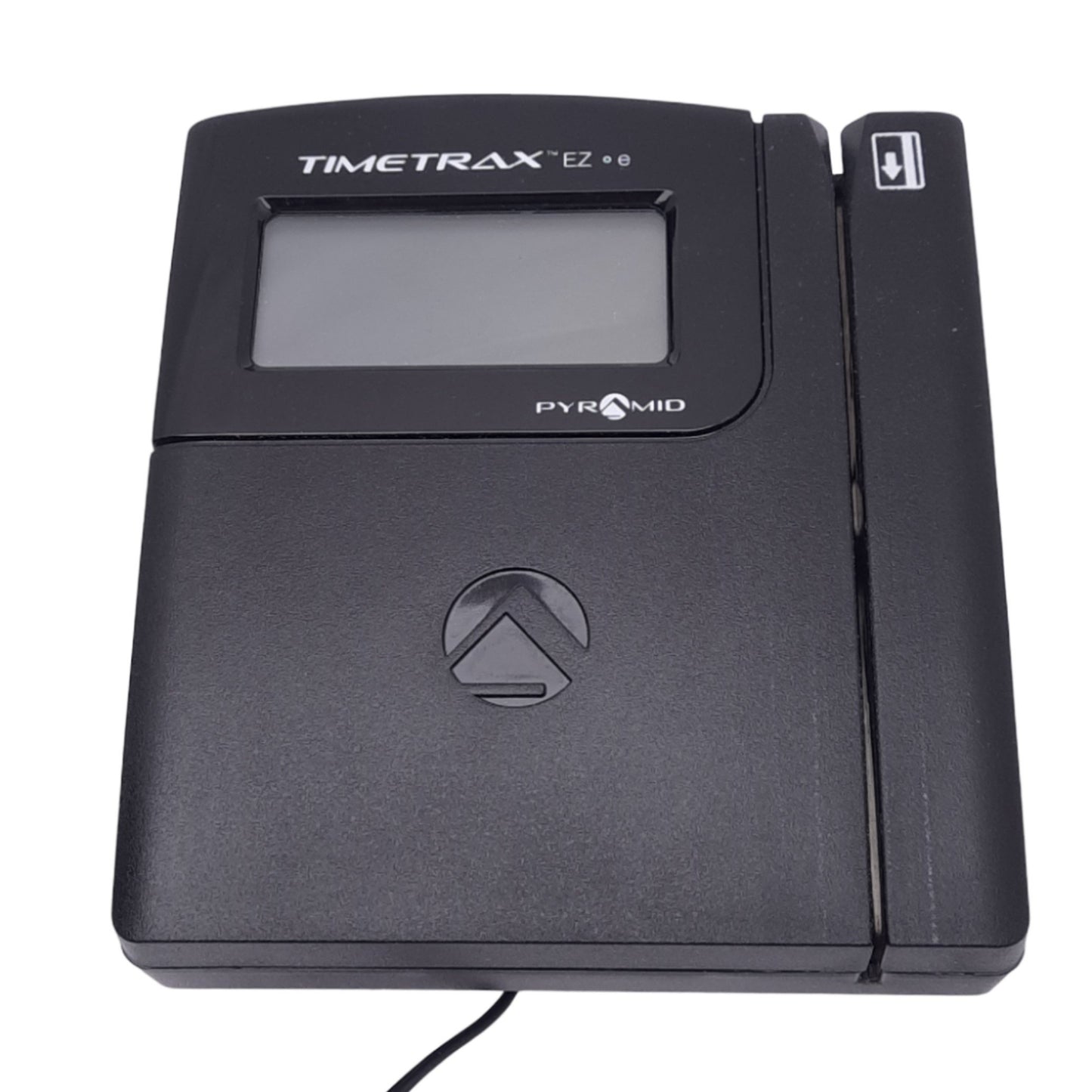 Used Pyramid TTEZEK TimeTrax EZ Swipe Time Clock Terminal, w/ 12VDC 1.5A Adapter