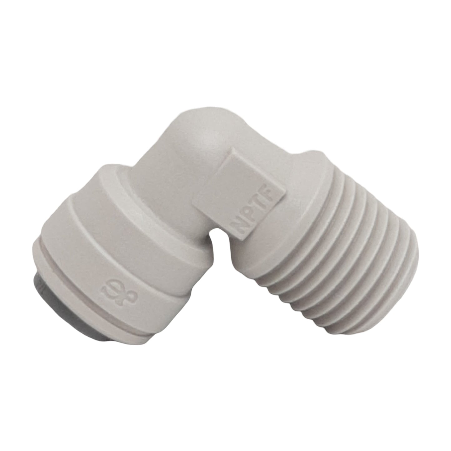 New Lot of 10 John Guest P1480822S Elbow Fitting, ø1/4in Tube x 1/4in NPTF, 10bar