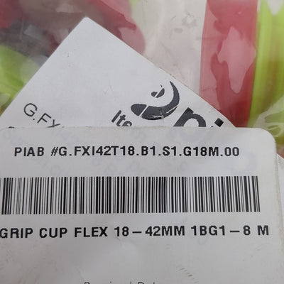 New Lot of 5 Piab G.FXI41T18.B1.S1.G18M.00 piGRIP Vacuum Suction Cup, ø42mm, G1/8