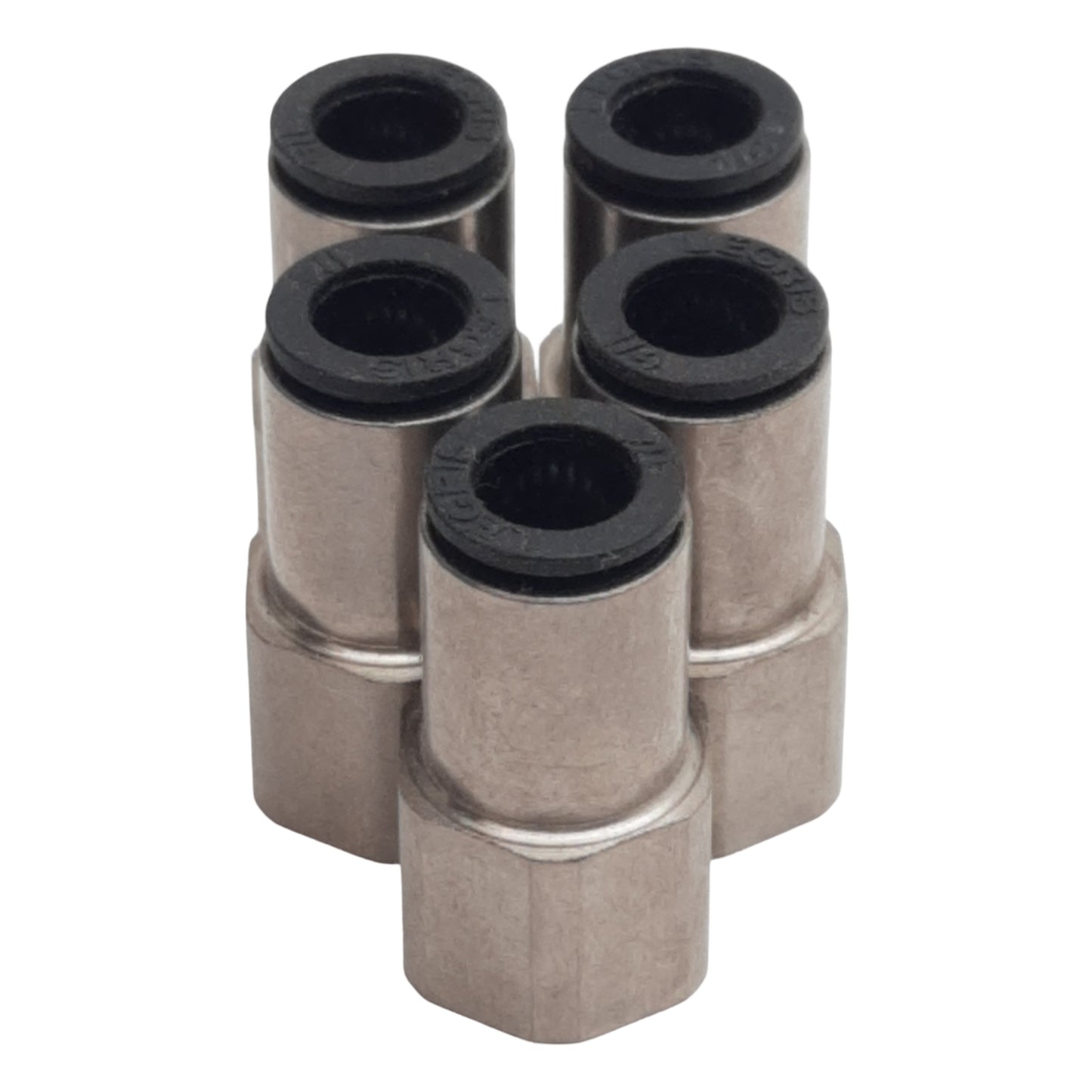 New Lot of 5 Legris 3014 56 11 Pneumatic Fitting, ø1/4in Tube x 1/8in NPT Female