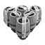 New Lot of 6 Hubbell P050NGYA Liquid-Tight Connector, ø1/2in Tube x 1/2in NPT Male